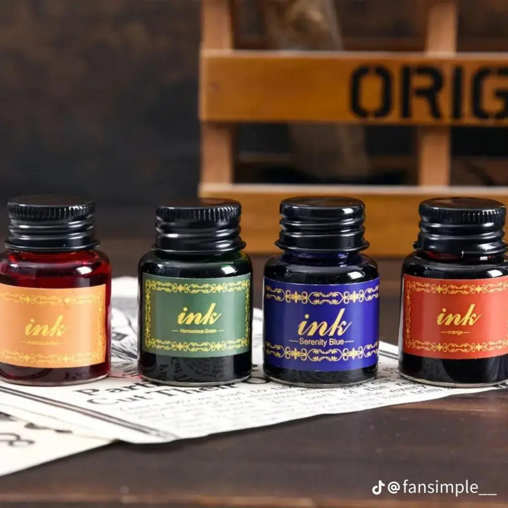 Colourful inks for creative lettering