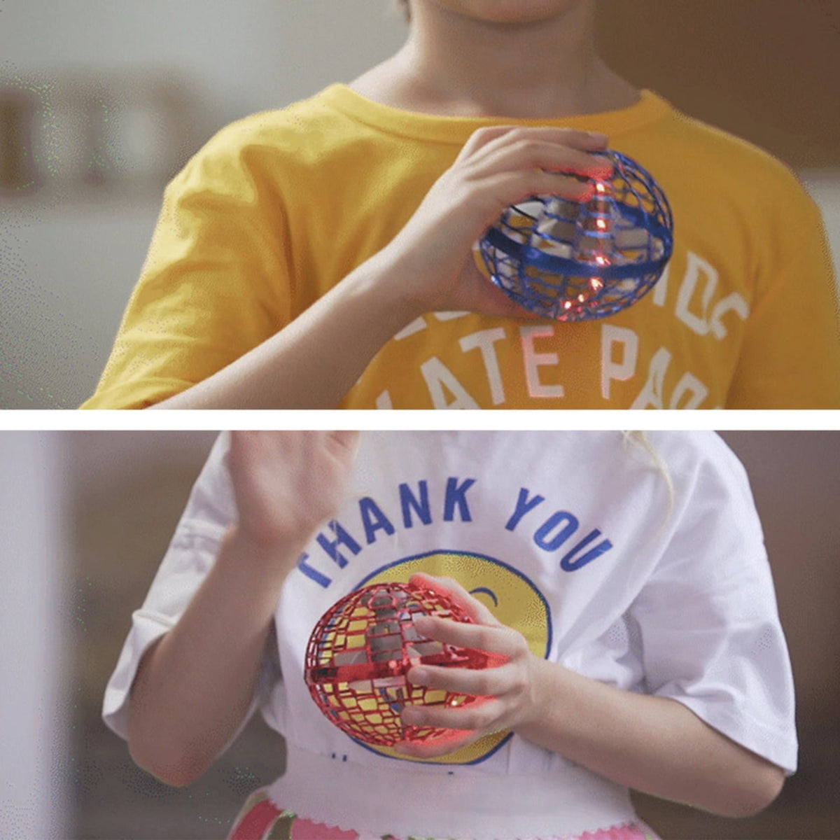Flying Spinner Boomerang Ball held in hand